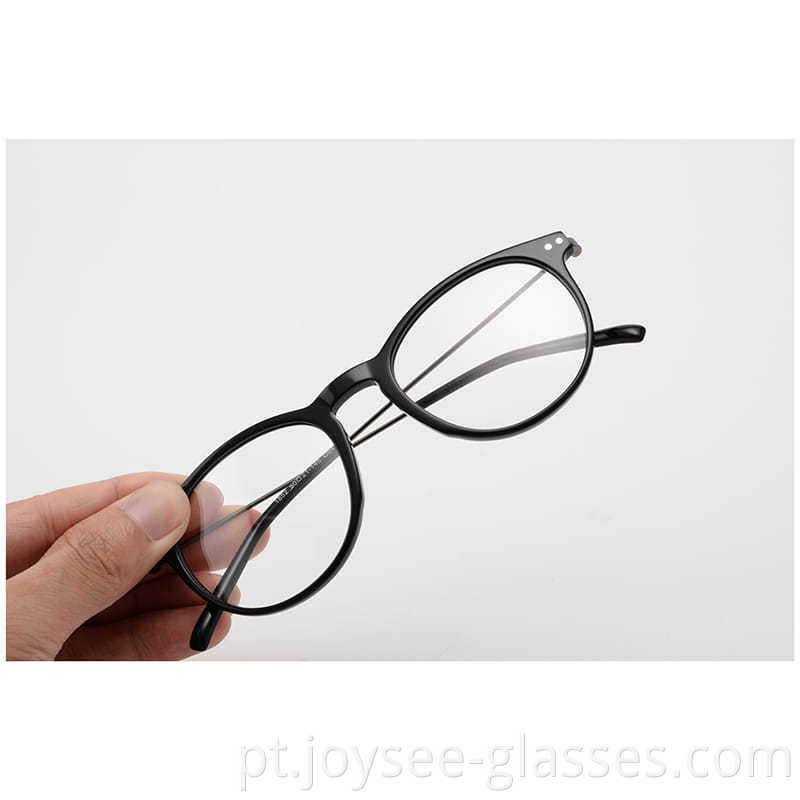 Black Round Glasses Frames 7